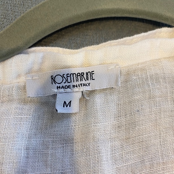 Rose Marine white beach cover up. Size M. - Picture 4 of 4